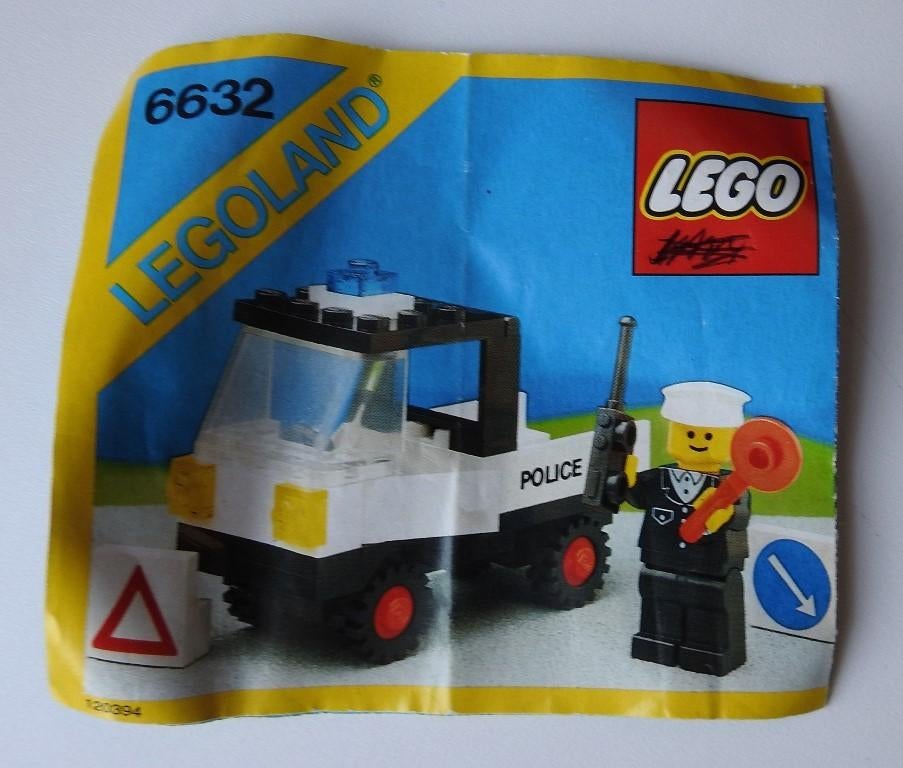 Lego 6632 Politie auto  1985, Verzenden, Gebruikt