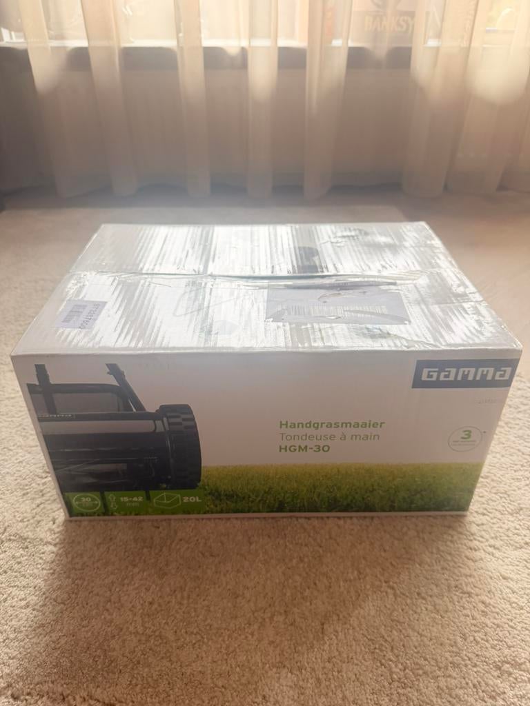 Handgrasmaaier Gamma, Handgrasmaaier, Ophalen of Verzenden, Zo goed als nieuw, Opvangbak