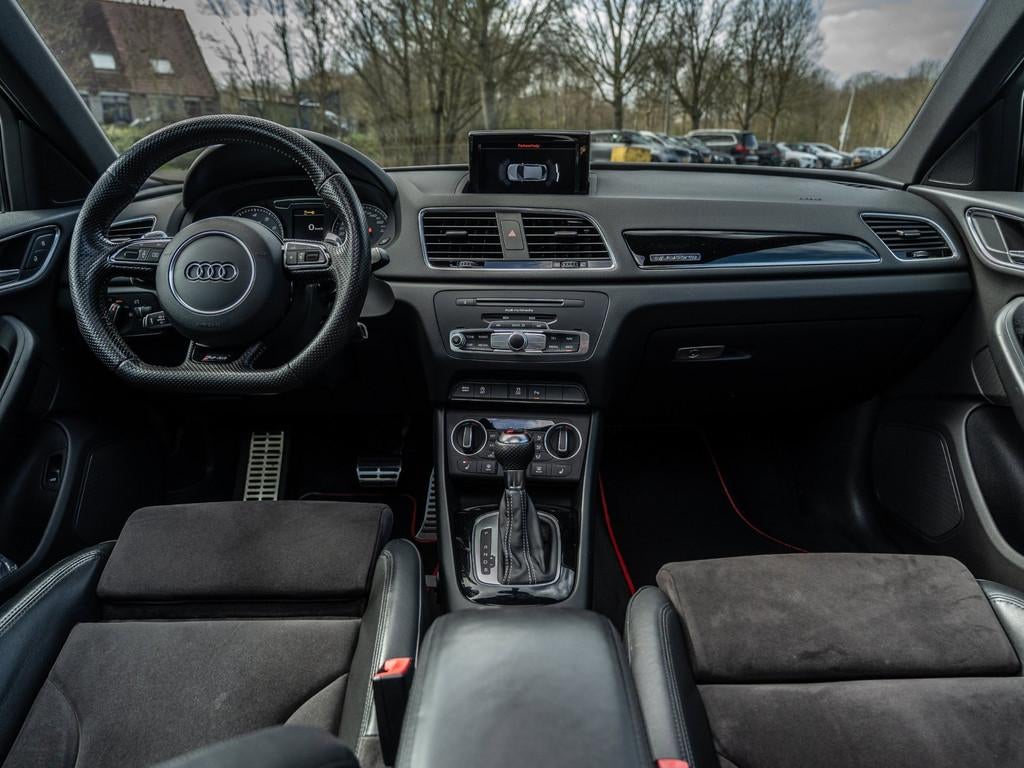 Audi RSQ3 2.5 TFSI RSQ3 QUATTRO - PANORAMADAK - STOELVERWARM, Auto's, Automaat, Gebruikt, Blauw, Leder en Stof