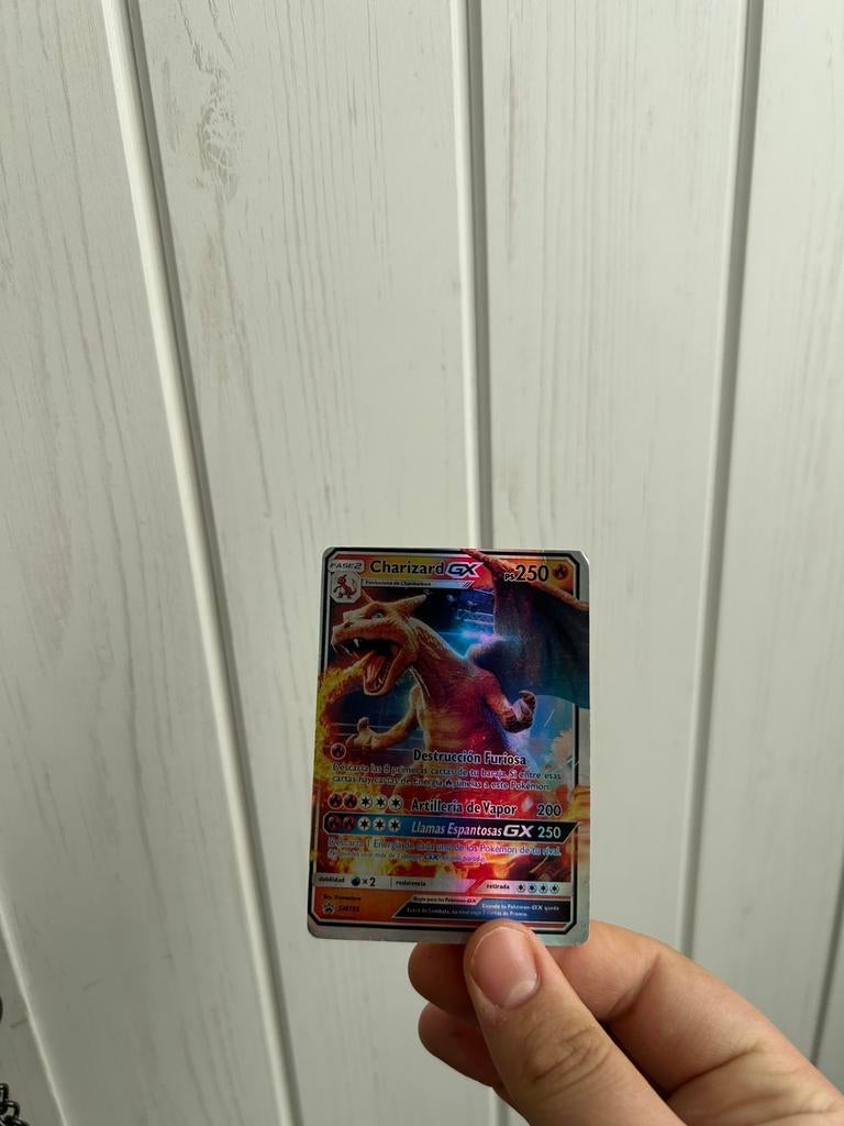 Pokémon kaart Charizard GX SM195 holo – mint / near mint, Ophalen of Verzenden, Zo goed als nieuw
