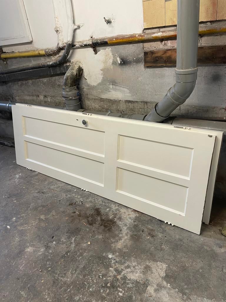 2x smalle paneeldeuren jaren '30 - 209x68cm, Doe-het-zelf en Verbouw, Deuren en Horren, Ophalen, Gebruikt, Minder dan 80 cm, Binnendeur