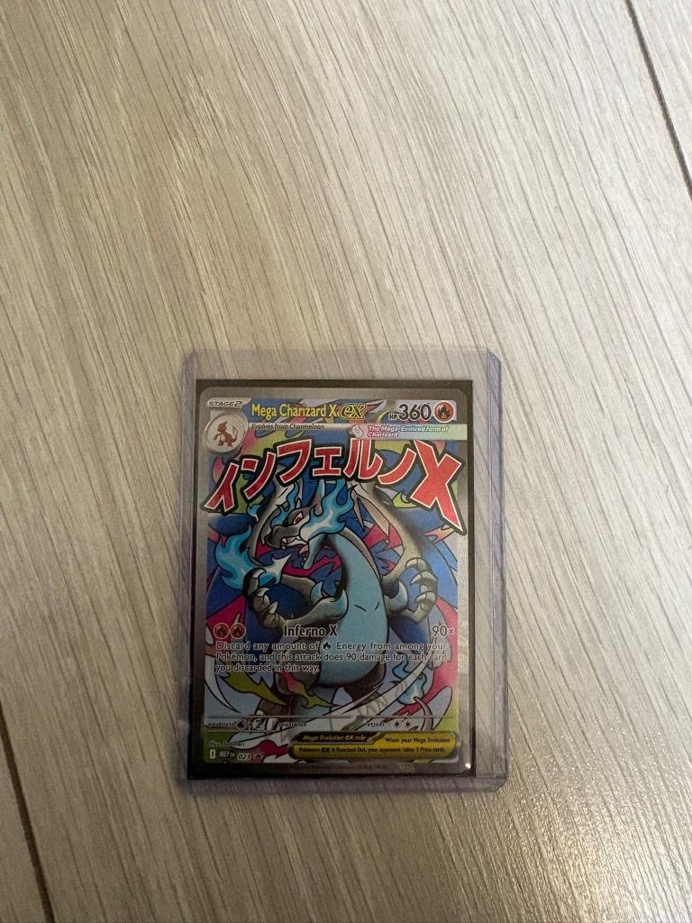 Mega Charizard x ex 023(Promo), Ophalen, Nieuw, Losse kaart, Foil