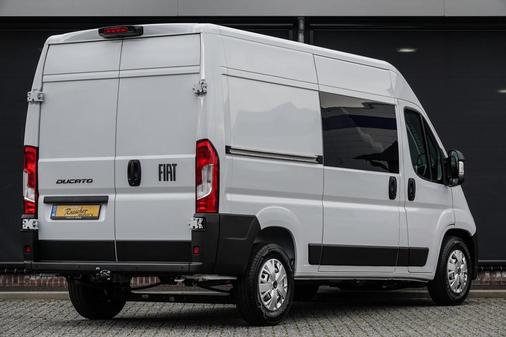 Fiat Ducato L2H2 2.2 MultiJet 140Pk Aut. | 35 | Dubbele cabi, 2033 kg, Stof, Gebruikt, Zwart