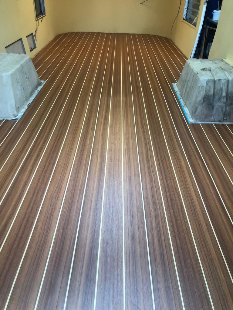 Camper / kamper vloer opknappen hpl teak boot, Ophalen of Verzenden, Nieuw