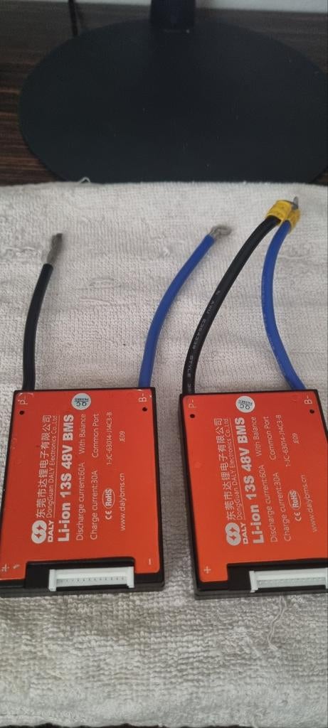 2x 13S 48V BMS voor Li-ion pack, Ophalen of Verzenden, Zo goed als nieuw