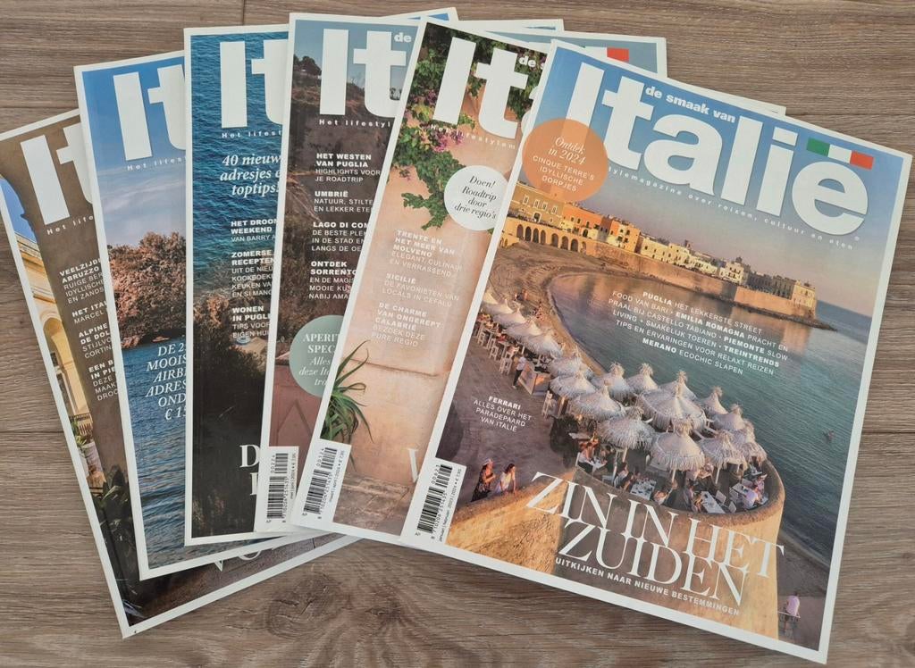 De smaak van Italië '24, Boeken, Tijdschriften en Kranten, Ophalen, Zo goed als nieuw, Sport en Vrije tijd