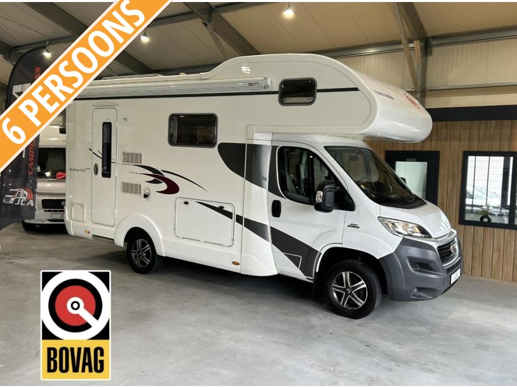 Eura Mobil Activa One 630LS 6-Persoons 2016 Fiat 150PK, Luifel, Alkoof, Fiat, Treinzit
