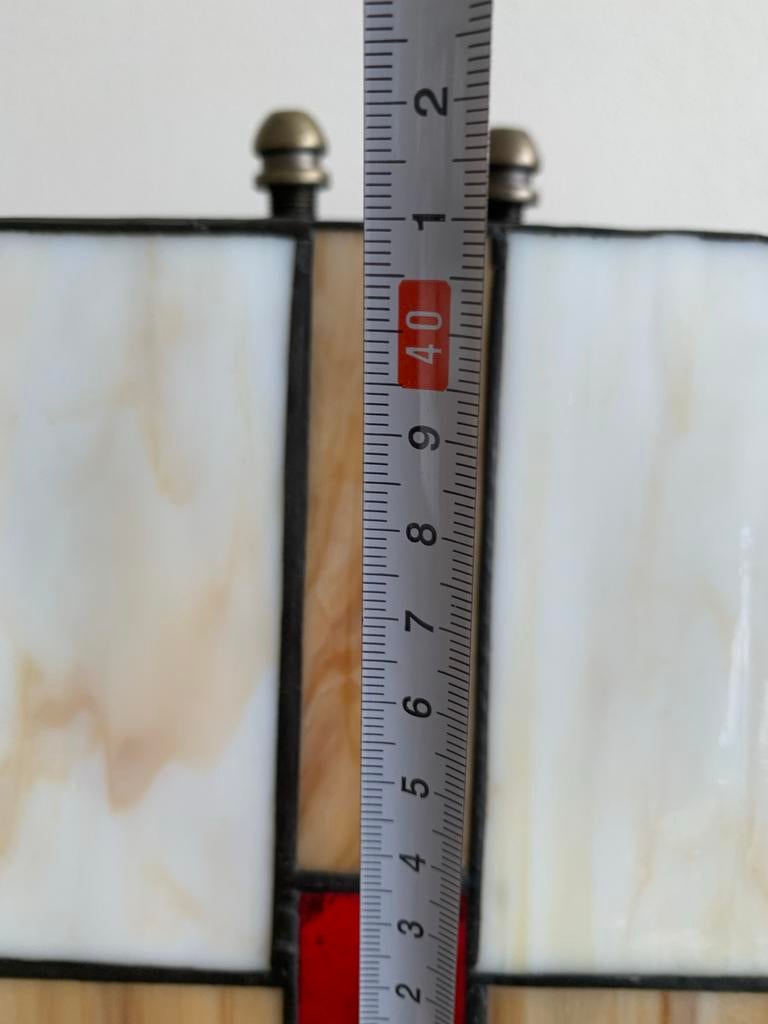 Tafellamp in Tiffany stijl, Ophalen, Overige materialen, Zo goed als nieuw, Klassiek, warme uitstraling