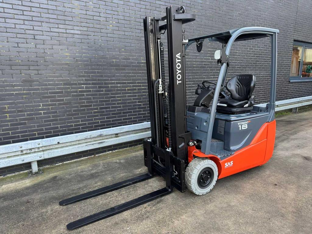 Toyota - 2018 - 8-FBEK-18-T - 3.3M Duplex, Free-Lift, Side-S, Elektrisch, Heftruck, Toyota