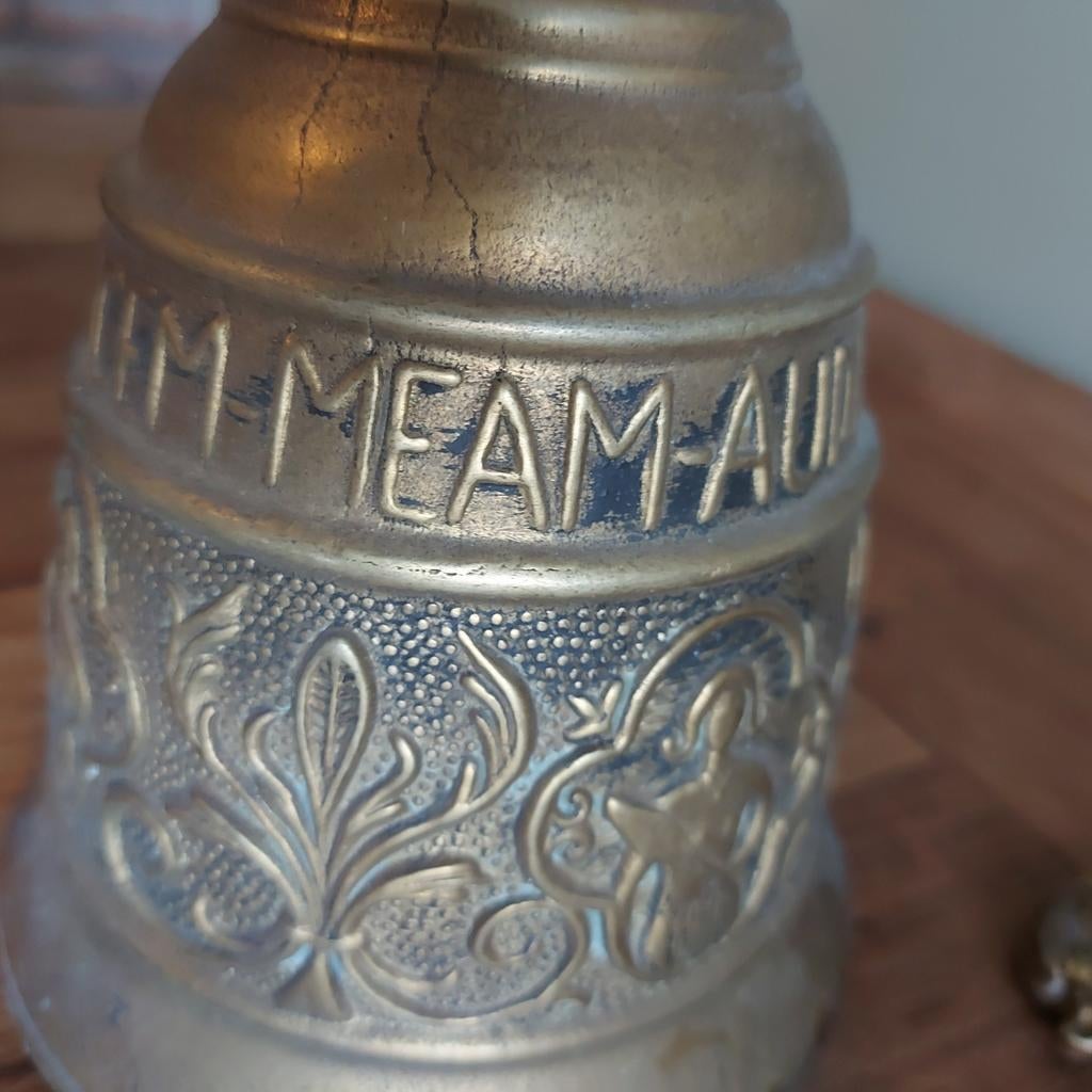 Oude Messing Bel - Kerkbel, Winkelbel, Scheepsbel, Ophalen of Verzenden, Gebruikt