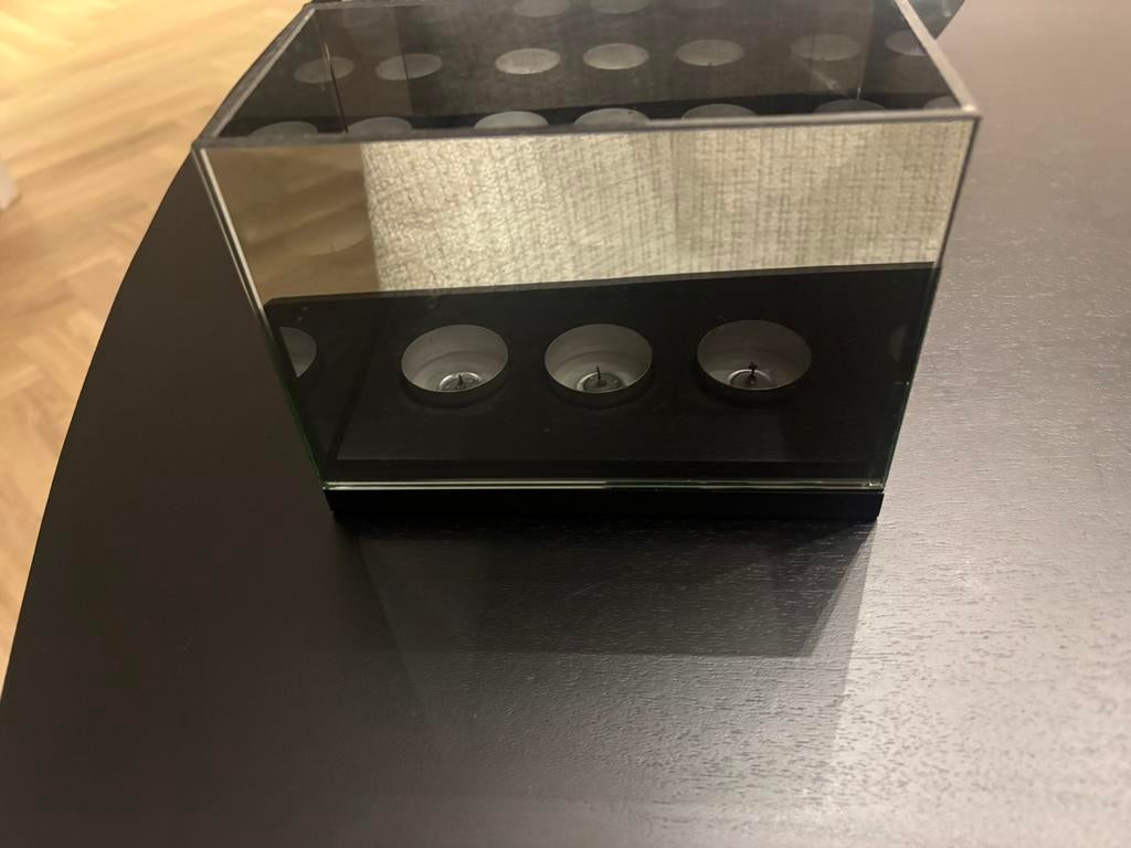 Kaarsenhouder, Ophalen, Zo goed als nieuw, Metaal, Minder dan 25 cm