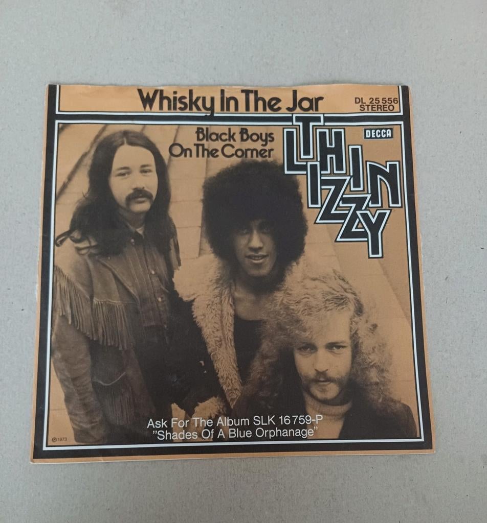 Thin Lizzy  - Whisky In The Jar, Cd's en Dvd's, Vinyl Singles, Gebruikt, Single, Pop, 7 inch, Ophalen of Verzenden