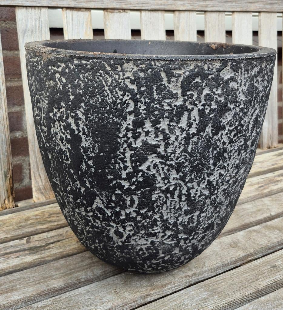 Buiten bloempot, Ophalen of Verzenden, Rond, Kunststof