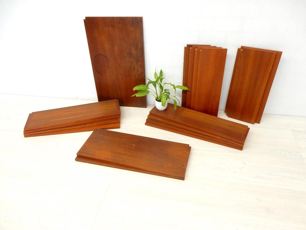 vintage onderdelen POUL CADOVIUS boekenplank kast jaren 60, Gebruikt, ., Ophalen of Verzenden, .