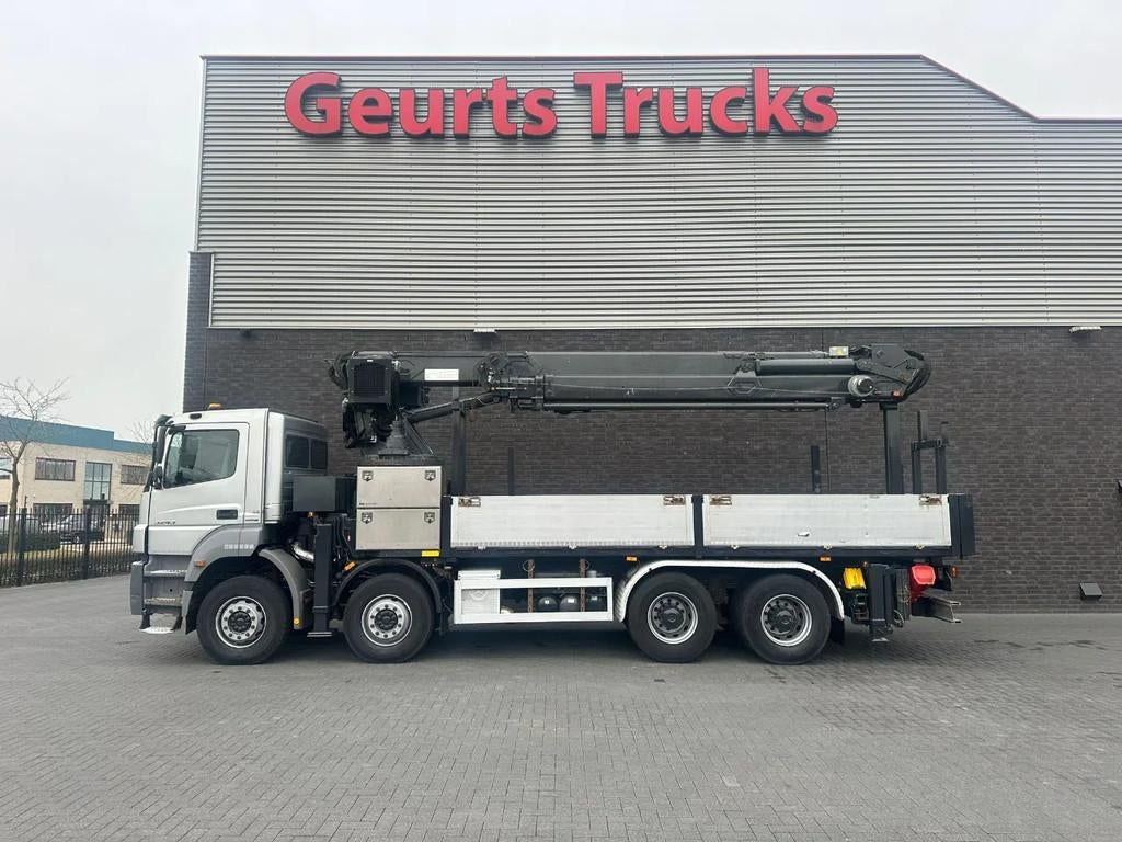 Mercedes-Benz Axor 3243 8X4 BB + MKG HMK 350 + JIB MONTAGEKR, Automaat, Euro 5, 428 pk, Mercedes-Benz