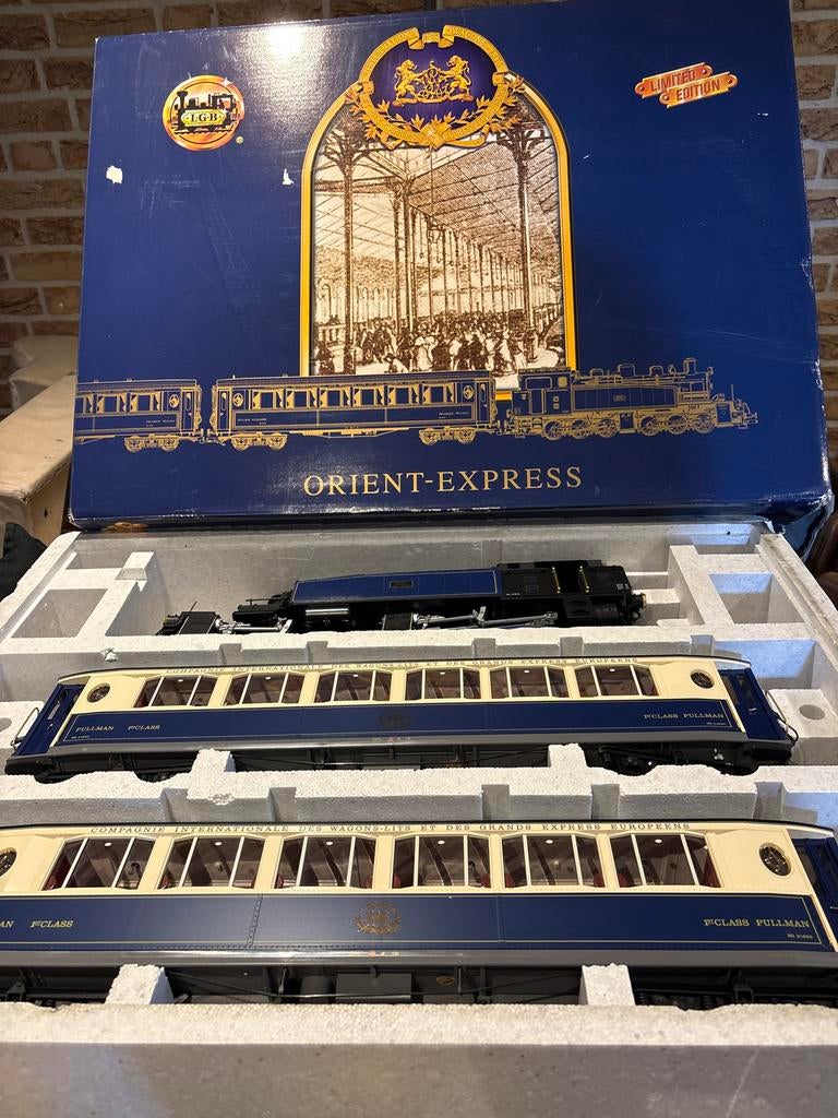LGB Orient-Express Treinset Limited Edition, Overige merken, Treinset, Gelijkstroom, Ophalen of Verzenden