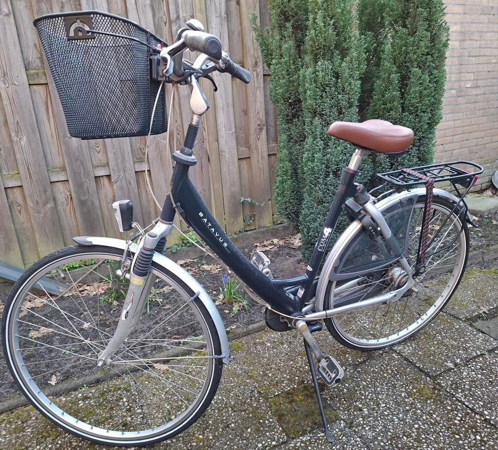 Dames Fiets Batavus Com4 Luca inclusief afneembare mand., Ophalen, Gebruikt, 47 tot 50 cm, Versnellingen