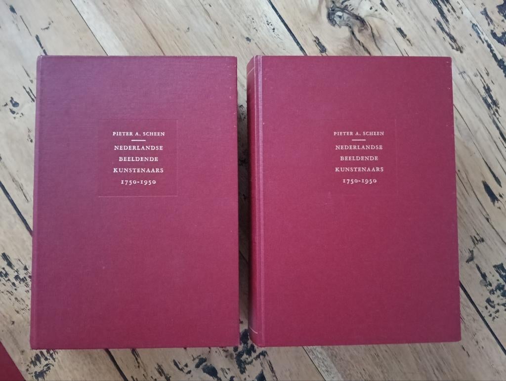 Pieter A. Scheen - Lexicon Nederlandse Beeldende Kunstenaars, Boeken, Encyclopedieën, Gelezen, Complete serie, Ophalen of Verzenden