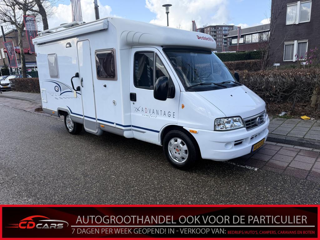 Fiat ADVANTAGE Dethleffs Globettrotter Vast bed, Keuken, Cam, Caravans en Kamperen, Campers, Info@cd-cars.nl, C.D. Cars, Luifel