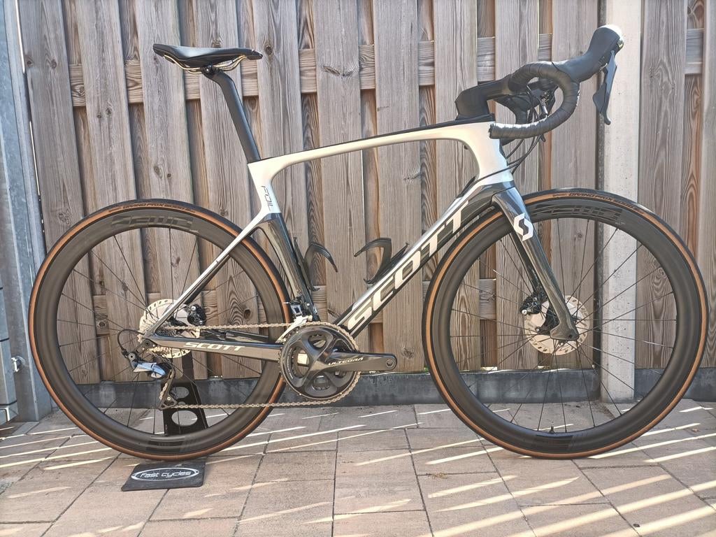 Scott Foil 20 Disc maat56, Fietsen en Brommers, Fietsen | Racefietsen, Gebruikt, Carbon, Meer dan 20 versnellingen, 53 tot 57 cm