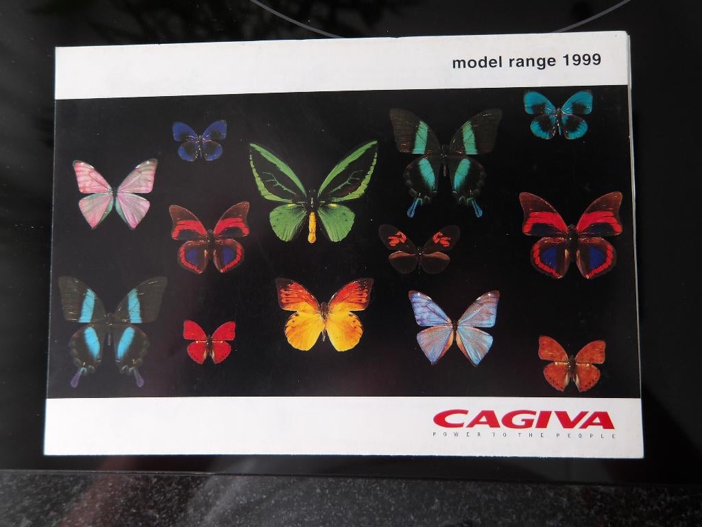 Folder Cagiva Model Range 1999, Motoren, Verzenden, Overige merken