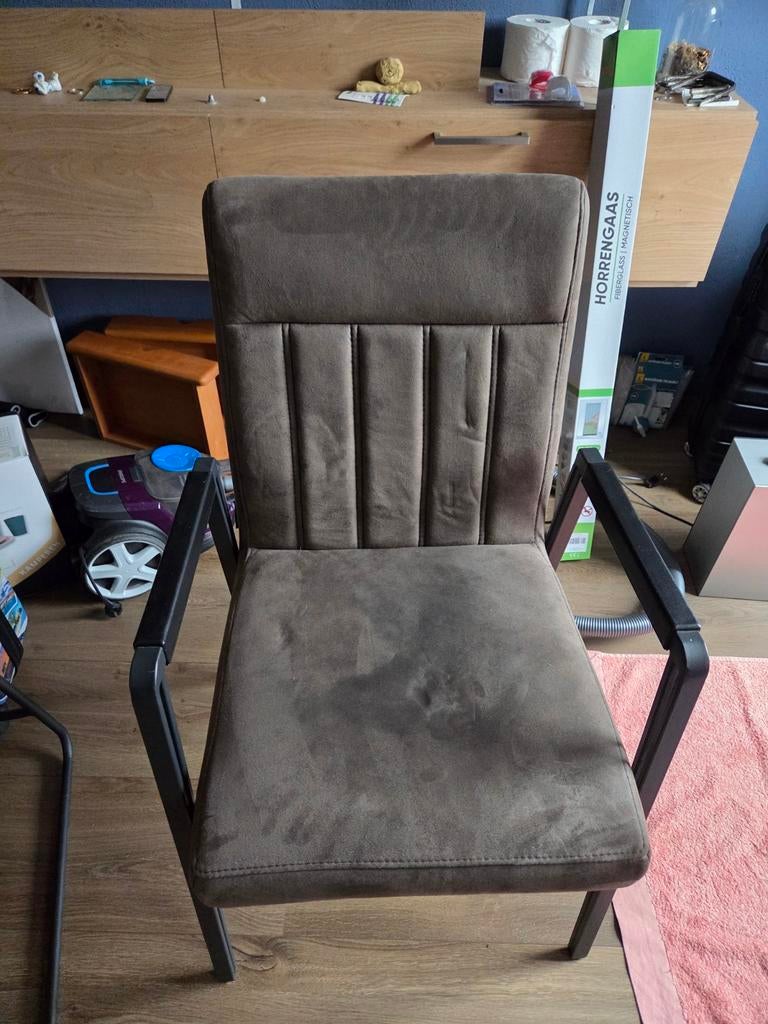 Kleine fauteuil van Bommel Meubelen, Huis en Inrichting, Fauteuils, Ophalen of Verzenden, Zo goed als nieuw, Stof, 50 tot 75 cm