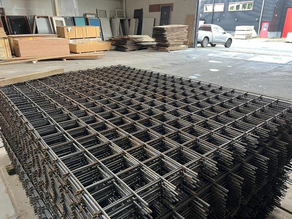 Nieuwe staalmatten rond 6mm en rond 8mm (2mx3m), Doe-het-zelf en Verbouw, Metalen, Ophalen, Nieuw, IJzer