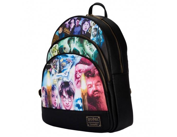 Loungefly Harry Potter Trilogie Drievoudige Zak Rugzak nieuw, Overige merken, Nieuw, Ophalen of Verzenden, Loungefly: Harry Potter Trilogie Drievoudige Zak Rugzak nieuw