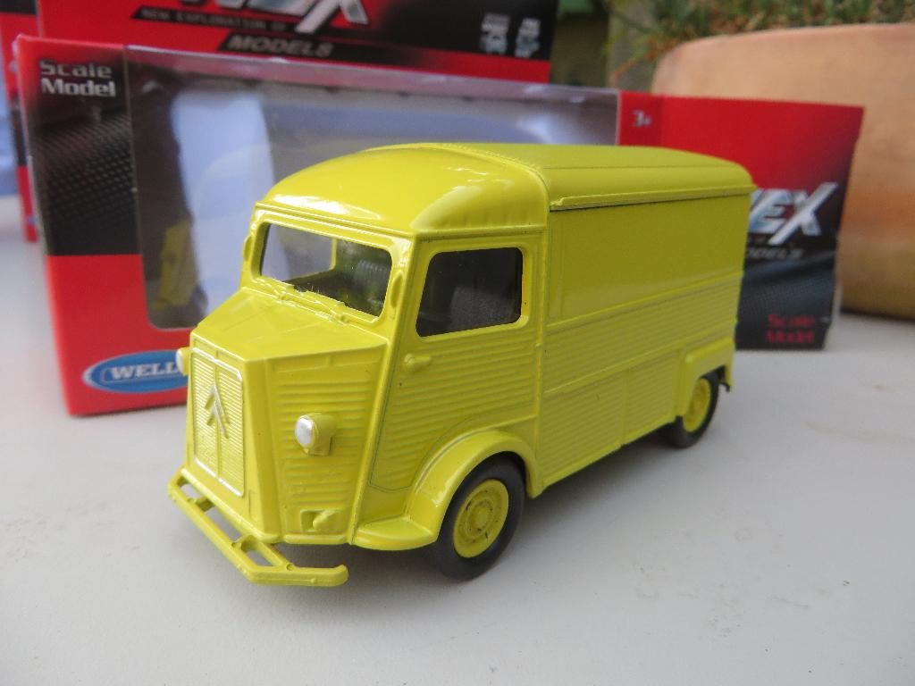 Welly Citroen HY bus geel, Ophalen of Verzenden, Nieuw, Auto, Overige merken