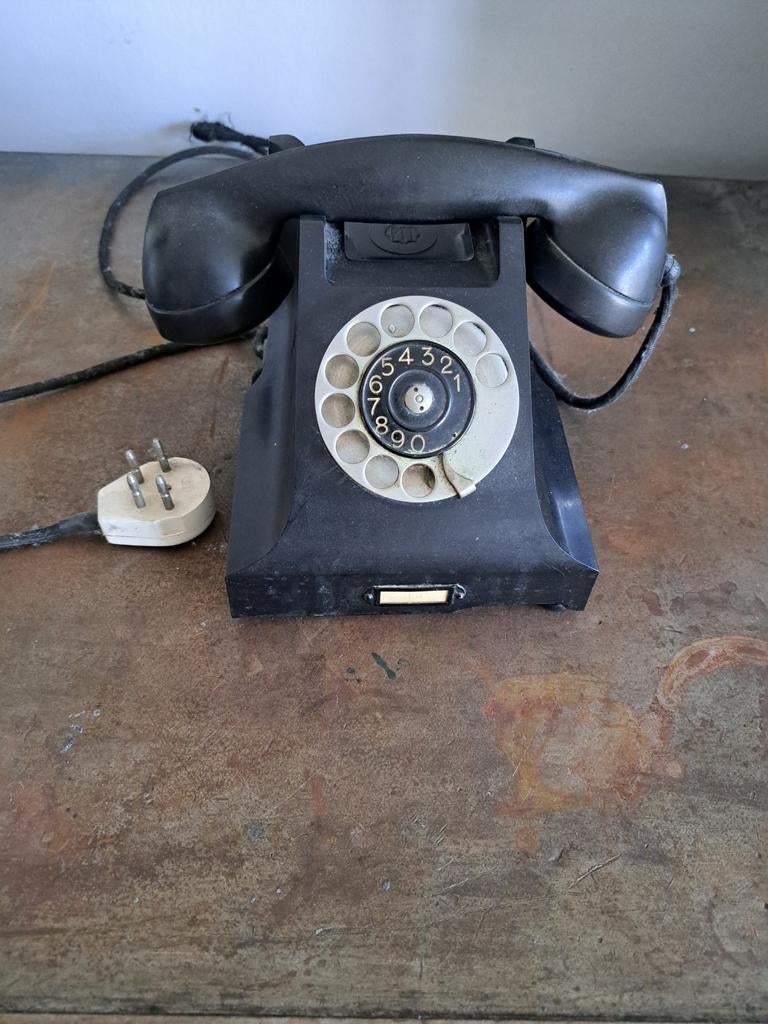 Oude bakelieten  PTT telefoon, Ophalen of Verzenden