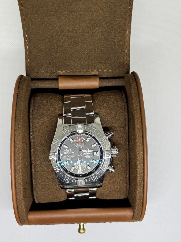 Breitling Avenger 2 A13381111B1A1 Herenhorloge, Sieraden, Tassen en Uiterlijk, Horloges | Heren, Ophalen, Staal, Staal, Breitling