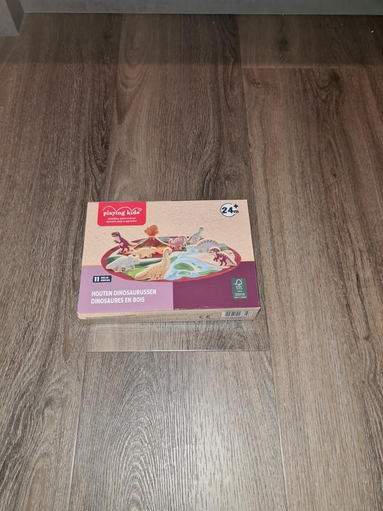 Nieuw Playing Kids Houten Dinosaurussen, Ophalen of Verzenden, Nieuw, Overige typen