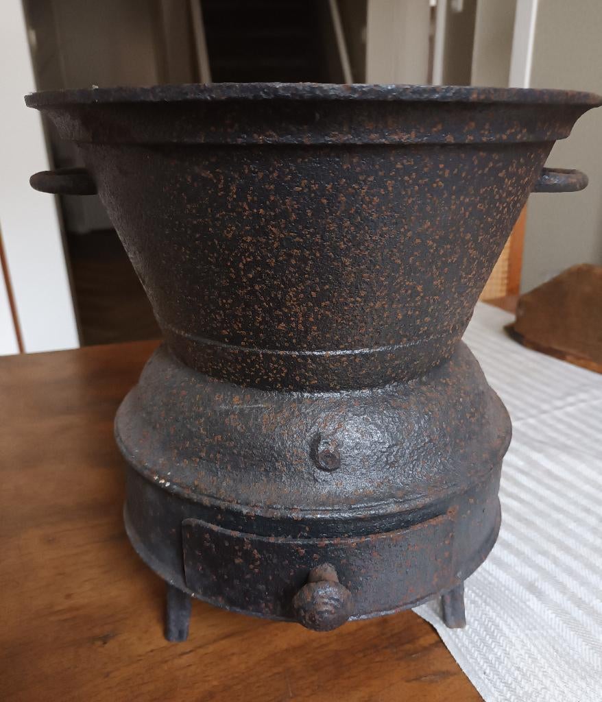 Vintage Vuurduveltje, Huis en Inrichting, Ophalen, Gebruikt, Houtkachel, Ameide