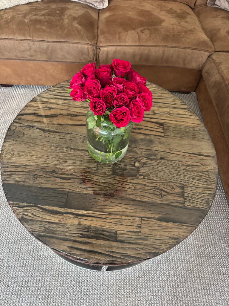 Salontafel, Ophalen, 100 tot 150 cm, Rond, 50 tot 100 cm