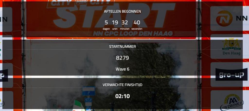 CPC startbewijs halve marathon, Ophalen of Verzenden, Nieuw