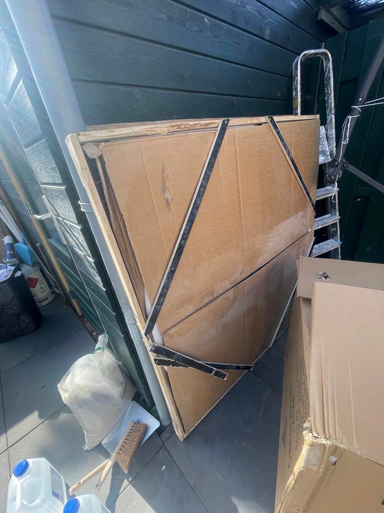 Ronde witte marmer eettafel, Ophalen, Marmer, Rond, Nieuw