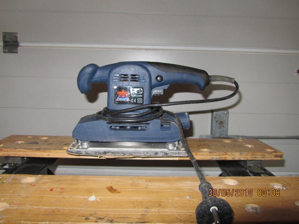 Vlakschuurmachine, Doe-het-zelf en Verbouw, Gereedschap | Schuurmachines, Ophalen, Gebruikt, Minder dan 600 watt, Vlakschuurmachine