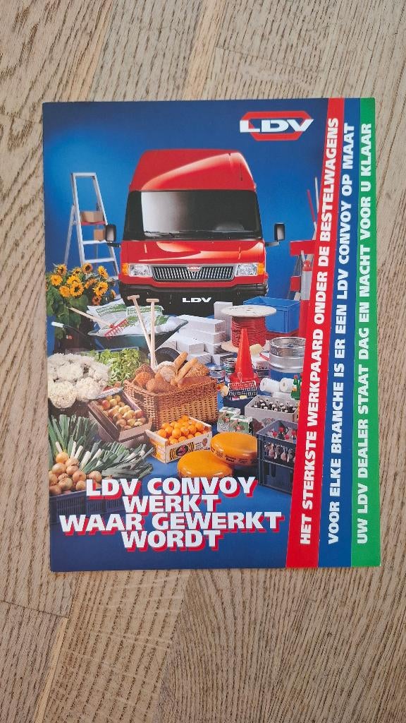 LDV Convoy brochure 1997, Boeken, Auto's | Folders en Tijdschriften, Gelezen, Overige merken, Ophalen of Verzenden
