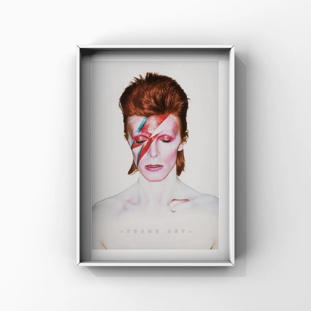 Brian Duffy – David Bowie, Aladdin Sane (Closed Eyes), 1973, Ophalen of Verzenden