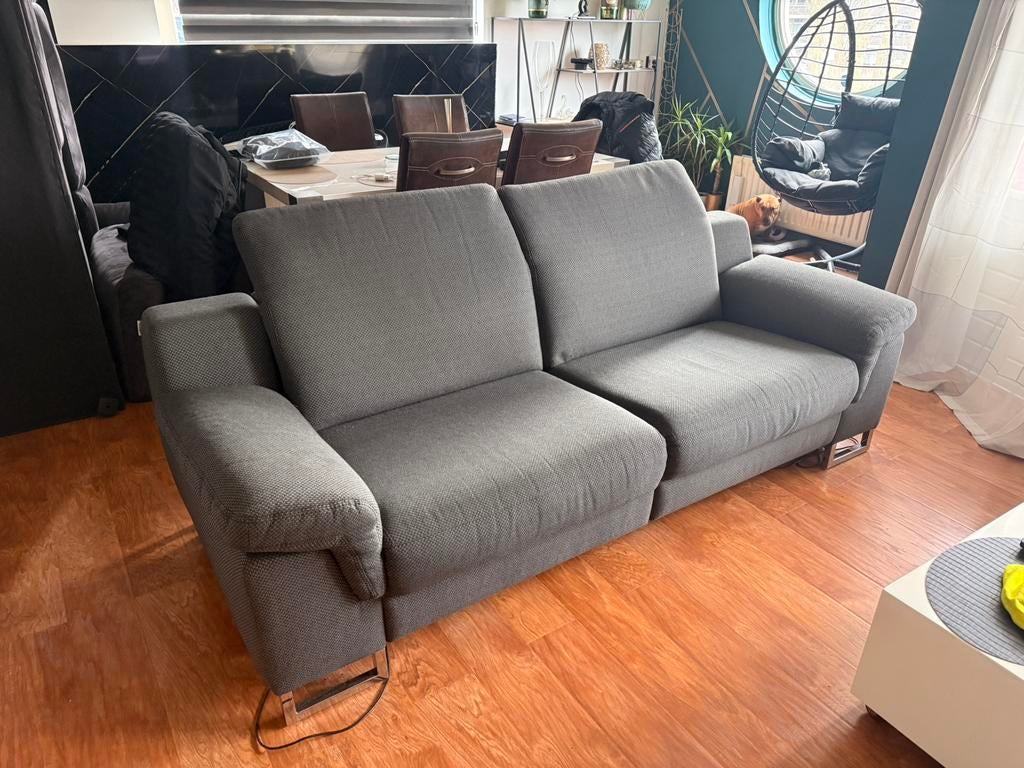 Bank Lubbers  elektrisch/cinema  220 cm !  van 2450€ nu 250€, Ophalen of Verzenden, Zo goed als nieuw, Vierpersoons of meer