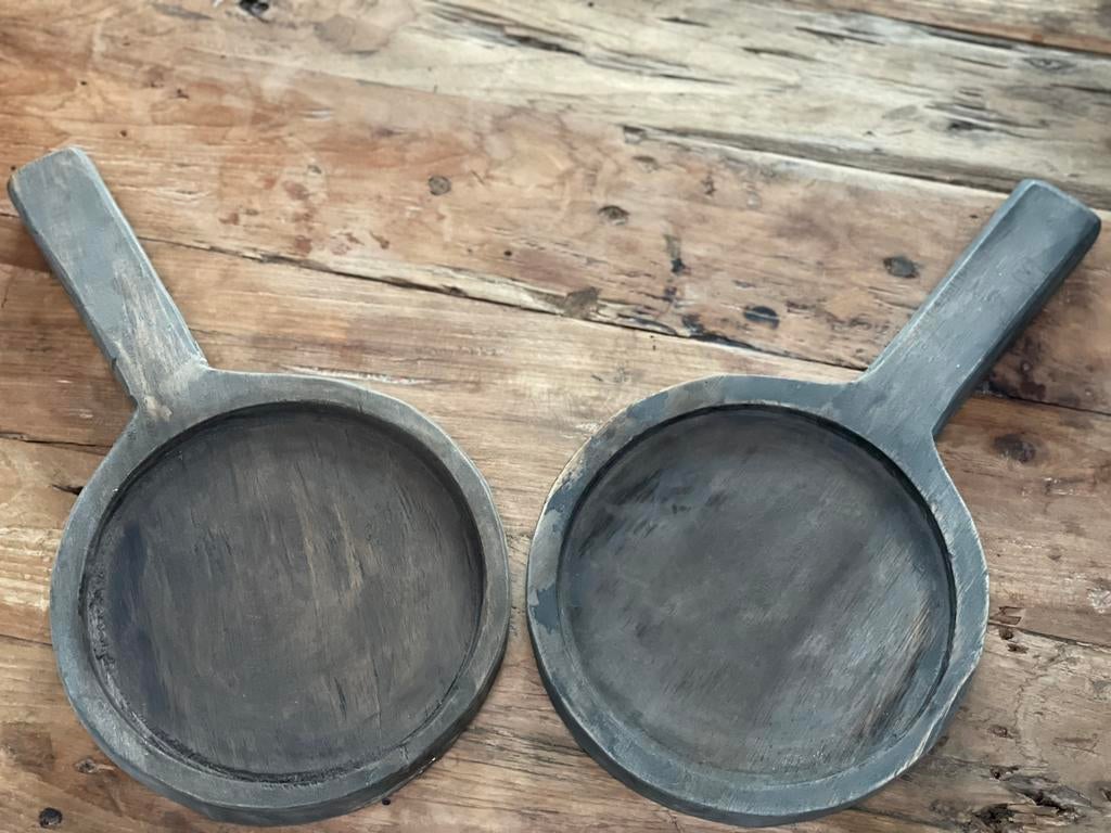 Set Aura Peeperkorn amuseplankjes Saran Large, Ophalen, Zo goed als nieuw, Glas of Kopje