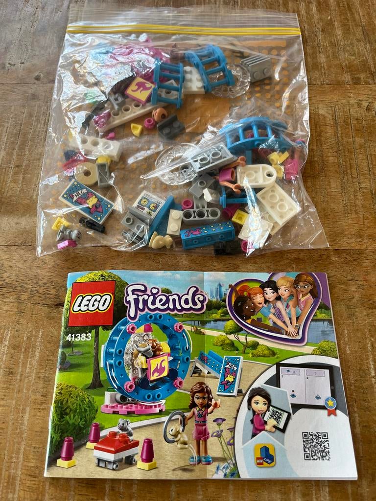 Lego Friends 41383 Olivia's Hamster Speeltuin, Kinderen en Baby's, Speelgoed | Duplo en Lego, Gebruikt, Lego, Complete set, Friends