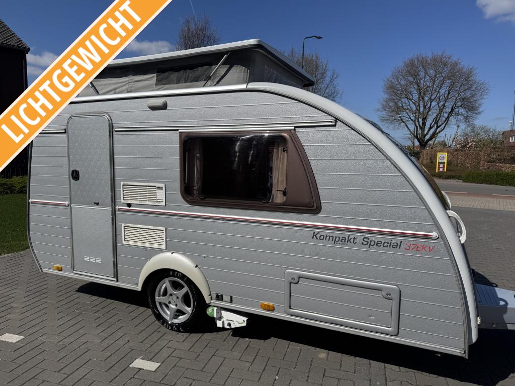 Kip Kompakt Special 37 ekv / hefdak / licht gewicht, Caravans en Kamperen, Caravans, Overige typen, Kip, Tot en met 2, Bedrijf