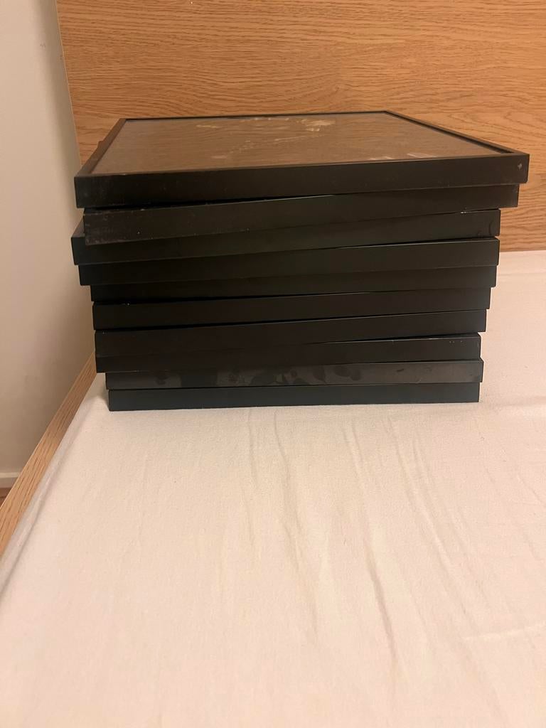 IKEA GLADSAX fotolijsten (10 stuks), Ophalen of Verzenden, Gebruikt, Hout, Minder dan 50 cm