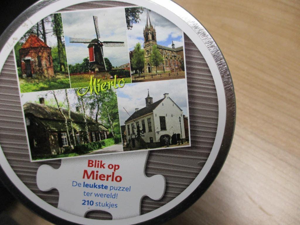 PUZZEL BLIK OP MIERLO 210 stukjes in Blik NIEUW, Verzenden, Nieuw