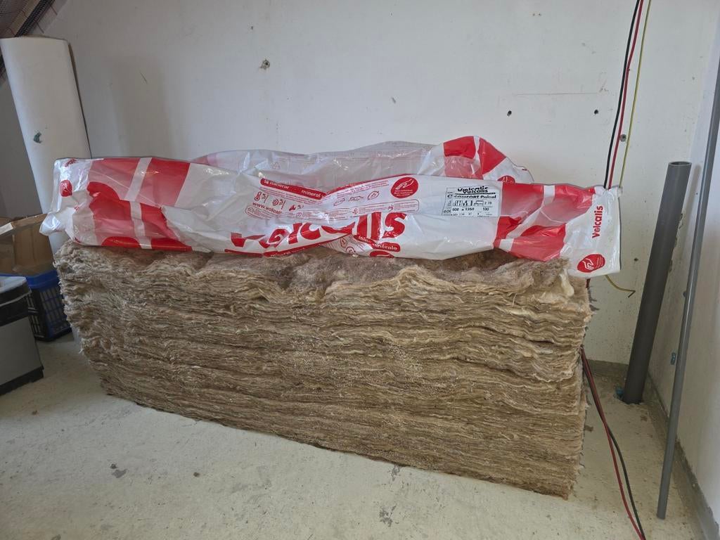 Volcalis Comfort Panel Glaswol Isolatie 100mm, Doe-het-zelf en Verbouw, Isolatie en Afdichting, Ophalen, Dakisolatie, Nieuw, Minder dan 5 m²