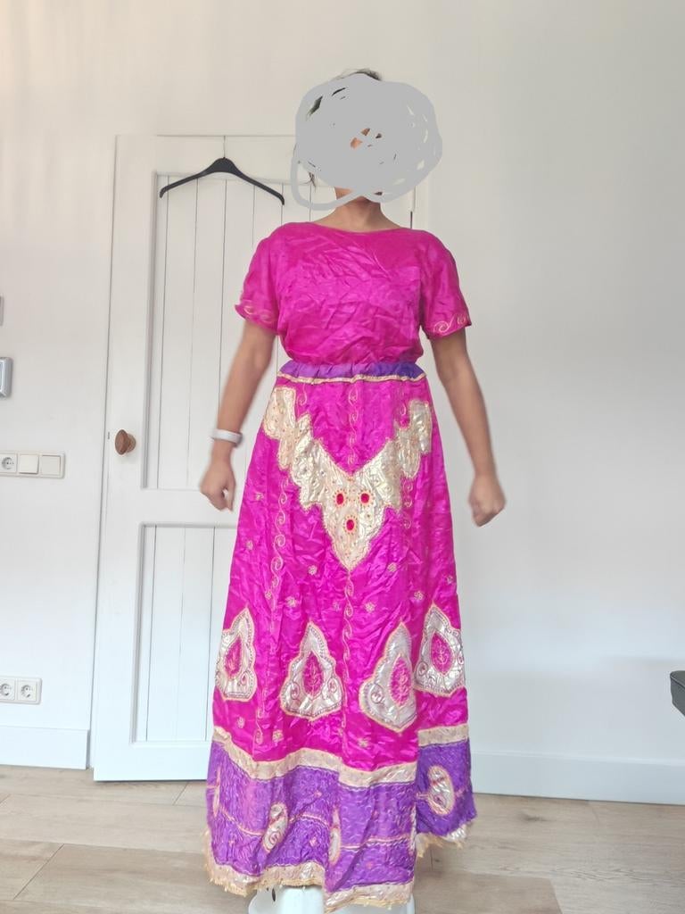 Ghagra choli lehenga bollywood, Kleding | Dames, Maat 38/40 (M), Overige typen, Ophalen of Verzenden, Onbekend