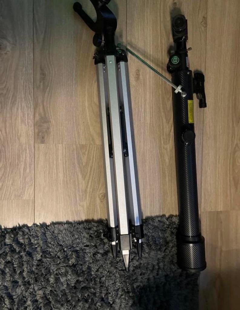 BRESSER TELESCOOP + STATIEF, Audio, Tv en Foto, Optische apparatuur | Telescopen, Ophalen, Zo goed als nieuw, Minder dan 80 mm