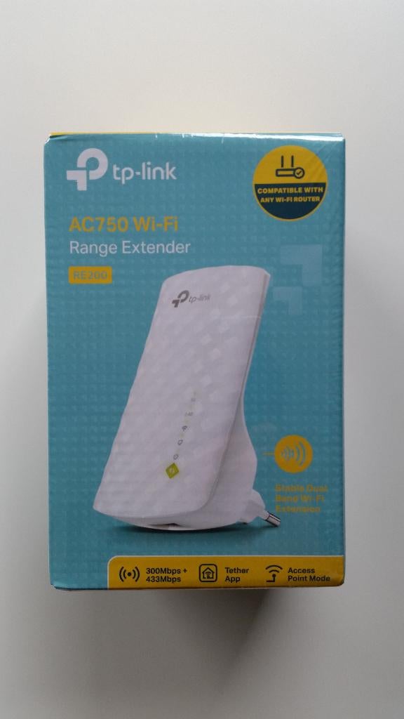 WiFi - versterker  TP-LINK RE200 AC750, Computers en Software, WiFi-versterkers, Ophalen, Nieuw, TP-Link