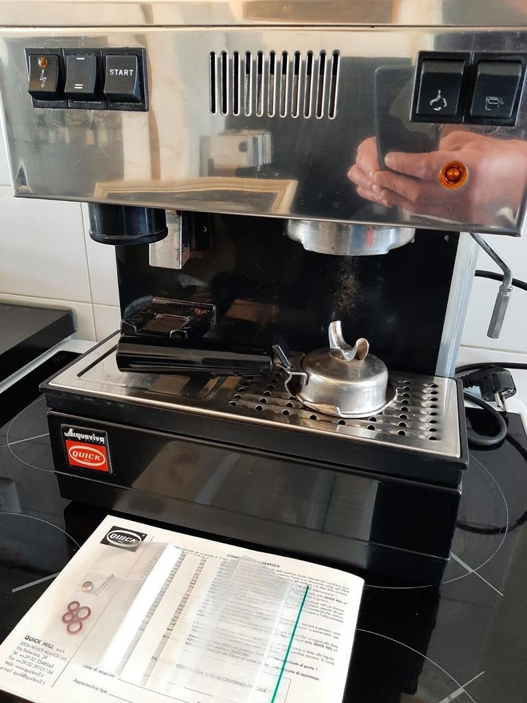 Quick Mill 0835, Witgoed en Apparatuur, Koffiezetapparaten, 10 kopjes of meer, Ophalen of Verzenden, Zo goed als nieuw, Espresso apparaat